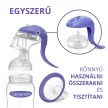 Lansinoh 2 fázisú kézi mellszívó Soothies regeneráló mellpárnával szettben