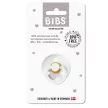 BIBS játszócumi - Colour natúr kaucsuk 6-18 hó hófehér 1 db tasakban