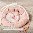 Nattou játszószõnyeg védõpárnával és játékhíddal FANFAN pink