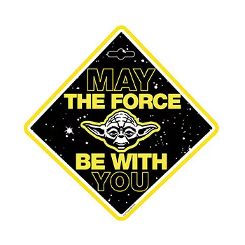 Seven Polska tábla baby on board Star Wars Yoda