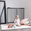 Badabulle ajtórács Deco Pop fa 63-106 cm fekete B025227