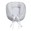 Scamp babafészek kókuszbetétes Little Clouds White Grey BF001