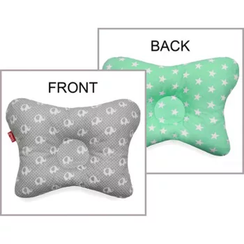   Scamp laposfejûség elleni párna Green Stars Elephants BLP007