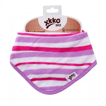 Xkko nyálkendõ patentos bambusz lila hullámok BMBBND029