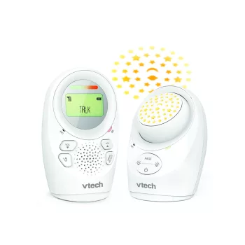   Vtech bébiõr audio kétirányú éjjeli fénnyel és projectorral DM1212