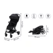 Fill sportbabakocsi Rover fekete K868-06