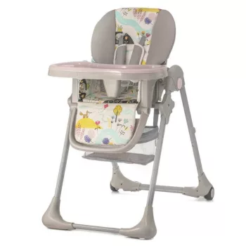 Kinderkraft etetõszék Yummy Up pink levél