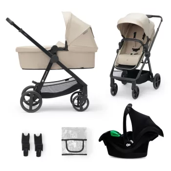   Kinderkraft babakocsi többfunkciós NEWLY 3in1 MINK PRO  bézs