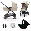 Kinderkraft babakocsi többfunkciós NEWLY 3in1 MINK PRO  bézs