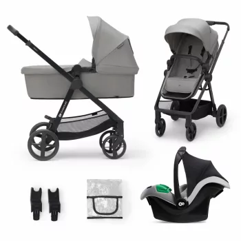   Kinderkraft babakocsi többfunkciós NEWLY 3in1 MINK PRO szürke