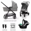 Kinderkraft babakocsi többfunkciós NEWLY 3in1 MINK PRO szürke