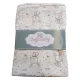 Soffi Baby takaró pamut dupla nyuszik barna 80x100cm