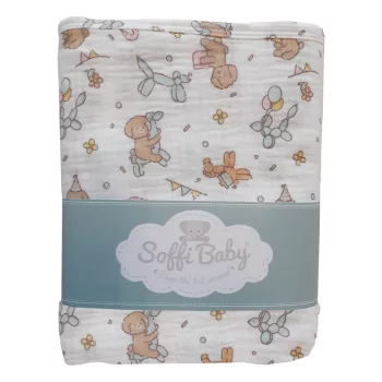 Soffi Baby takaró muszlin dupla lufis 70x90cm