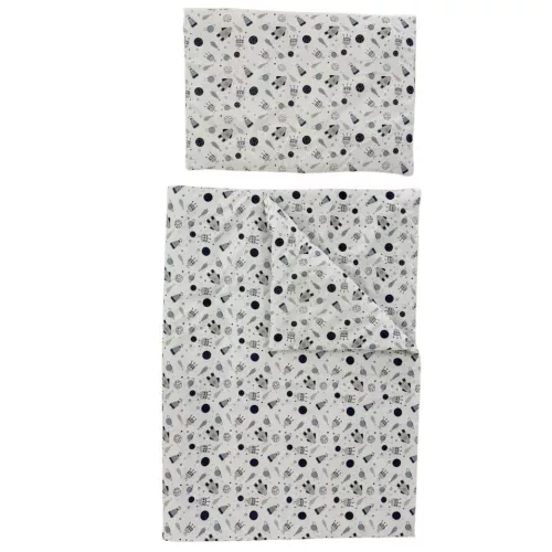 Soffi Baby ágynemû szett 2 részes 135x90 - 40x60cm Ûrhajós