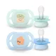 Philips AVENT játszócumi Ultra Start mintás 0-2hó fiús 2db