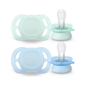   Philips AVENT játszócumi Ultra Start neutral 0-2hó fiús 2db