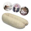 Scamp szoptatós párna univerzális pamut Beige Dots SZPE238