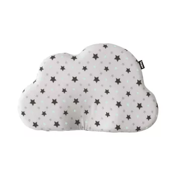   Zopa párna babáknak - laposfejûség elleni memóriahabos ergonomikus Felhõ alakú Pink stars