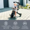 Zopa tricikli - X Trike tolókarral Lunar Grey
