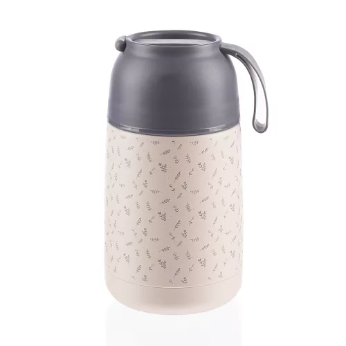 Zopa étel termosz - rozsdamentes acél, szilikon fogantyúval 620 ml Stars
