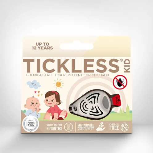 Tickless Kid ultrahangos kullancsriasztó babáknak és kisgyerekeknek, bézs
