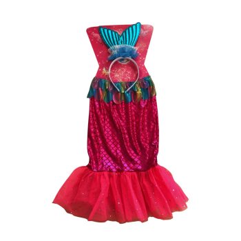 Sellő szoknya hajráffal