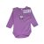 Mintás kislány body, lila, 80