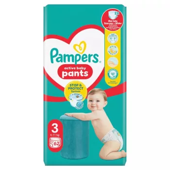 Pampers Active Baby Pants bugyipelenka 3, 6-11 kg, 62 db