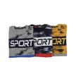 Sport feliratú fiú felső, kék, 6 év 