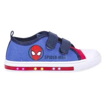 Pókember Blue LED villogó, világító utcai cipő 26