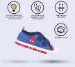 Pókember Blue LED villogó, világító utcai cipő 26