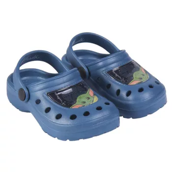 Star Wars Mandalorian Blue gyerek papucs clog 28/29