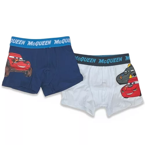 Disney Verdák Speedster Dark gyerek boxeralsó 2 darab/csomag 6 - 8 év / 116 - 128 cm