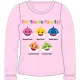 Baby Shark Family Pink gyerek hosszú ujjú póló 5 év / 110 cm