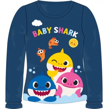  Baby Shark Fun Blue gyerek hosszú ujjú póló 2 év / 92 cm