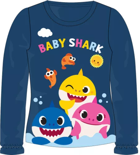 Baby Shark Fun Blue gyerek hosszú ujjú póló 3 év / 98 cm