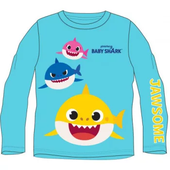   Baby Shark Jawsome Blue gyerek hosszú ujjú póló 2 év / 92 cm