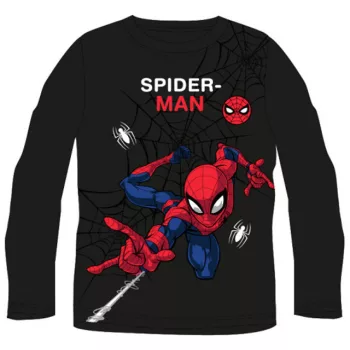   Pókember Black Web gyerek hosszú ujjú póló 4 év / 104 cm