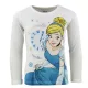 Disney Hercegnők Cinderella White gyerek hosszú póló, felső 5 év / 110 cm