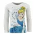 Disney Hercegnők Cinderella White gyerek hosszú póló, felső 7 év / 122 cm