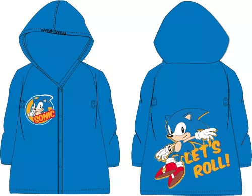 Sonic a sündisznó Let's Roll esőkabát 8 - 9 év / 128 - 134 cm