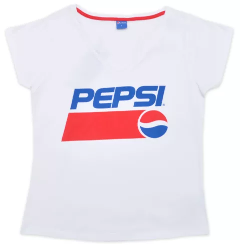 Pepsi White női rövid póló, felső M