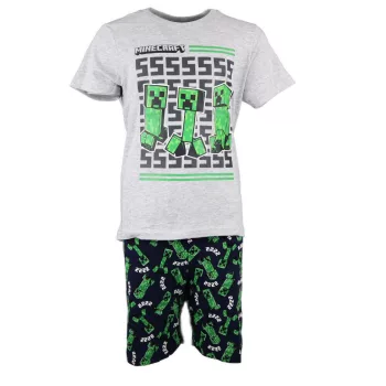   Minecraft Creeper Dreams gyerek rövid pizsama 6 év / 116 cm