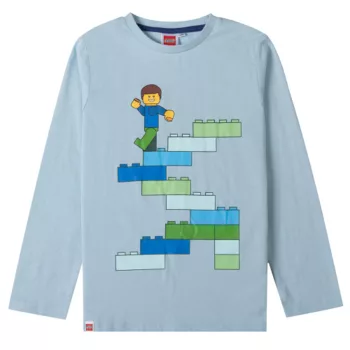   Lego Block Light Blue gyerek hosszú ujjú póló, felső 3 év / 98 cm