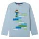 Lego Block Light Blue gyerek hosszú ujjú póló, felső 6 év / 116 cm