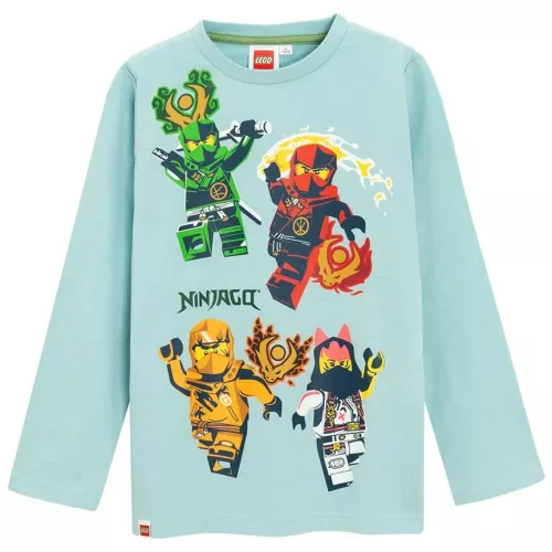 Lego Ninjago Battle Blue gyerek hosszú ujjú póló, felső 6 év / 116 cm