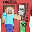 Minecraft Create Red gyerek hosszú ujjú póló, felső 12 év / 152 cm