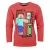 Minecraft Create Red gyerek hosszú ujjú póló, felső 8 év / 128 cm