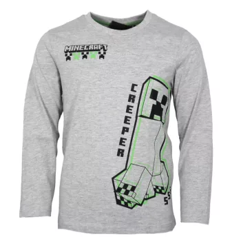   Minecraft Create Grey gyerek hosszú ujjú póló, felső 6 év / 116 cm