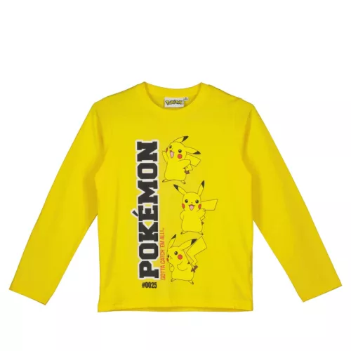 Pokémon Yellow gyerek hosszú ujjú póló, felső 10 év / 140 cm